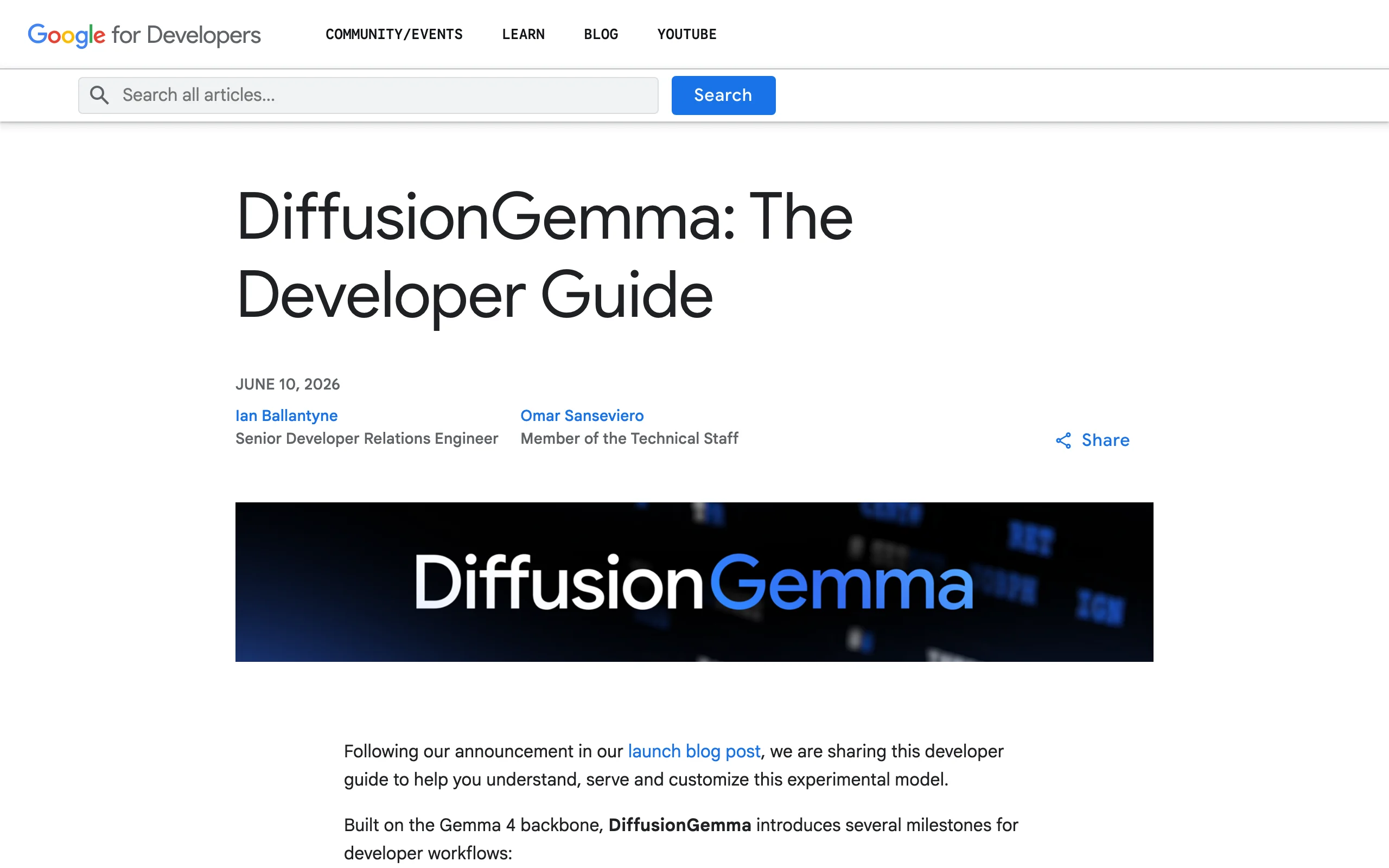 DiffusionGemma – Google’s Experimental Open-Source Text Diffusion Model official screenshot