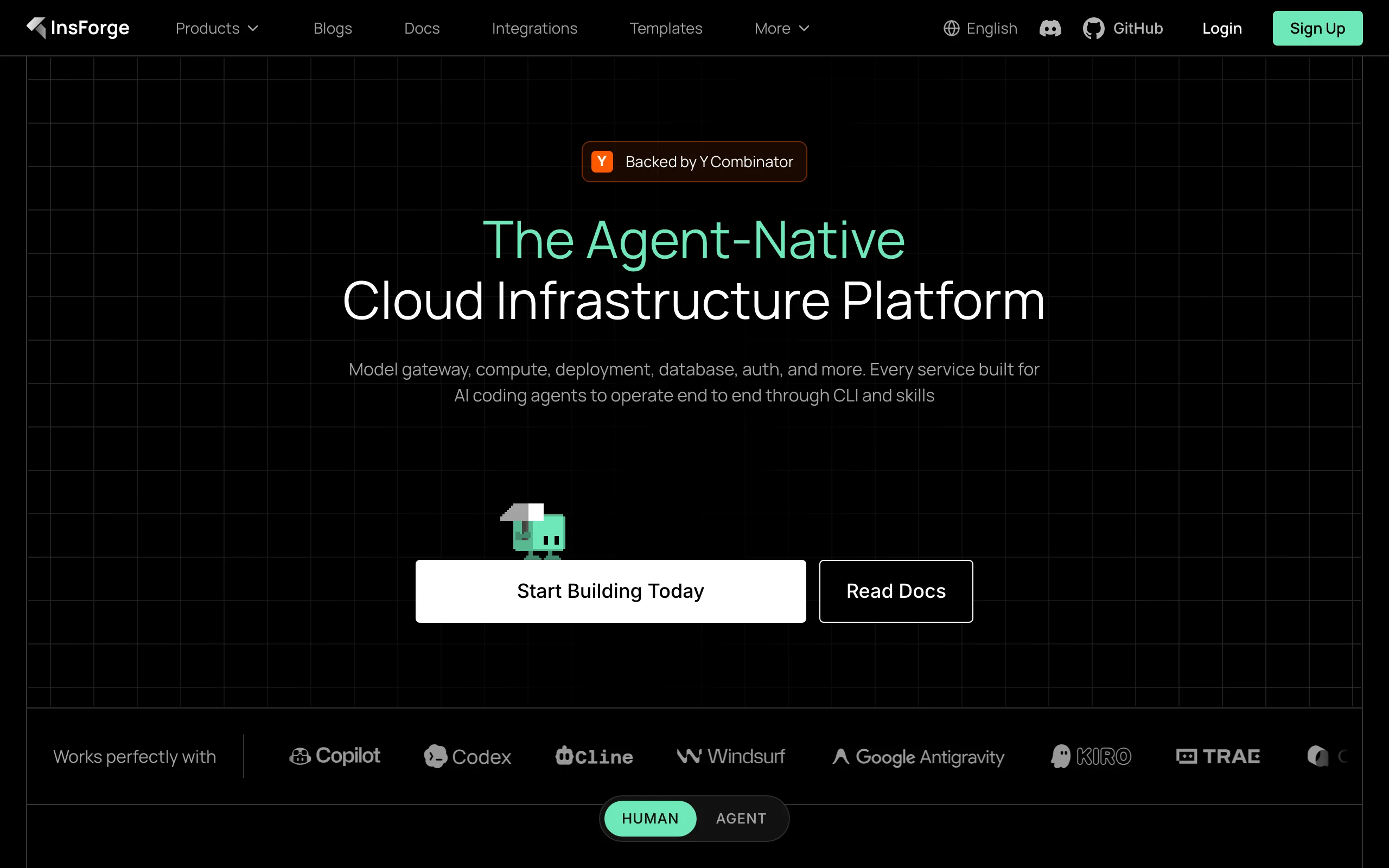 InsForge – Open-Source Backend Platform for AI Coding Agents official screenshot