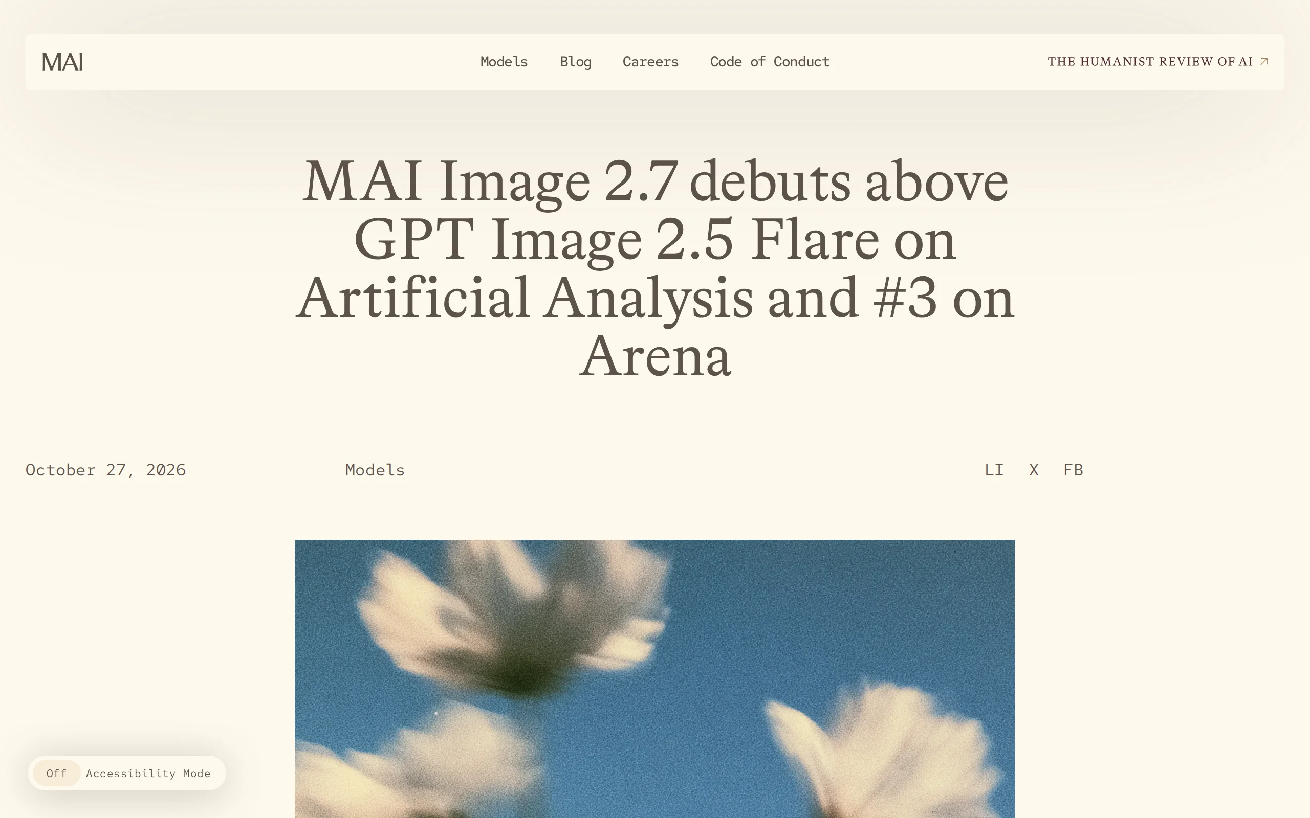MAI-Image-2.7-Preview – Microsoft's Image Editing Model official screenshot
