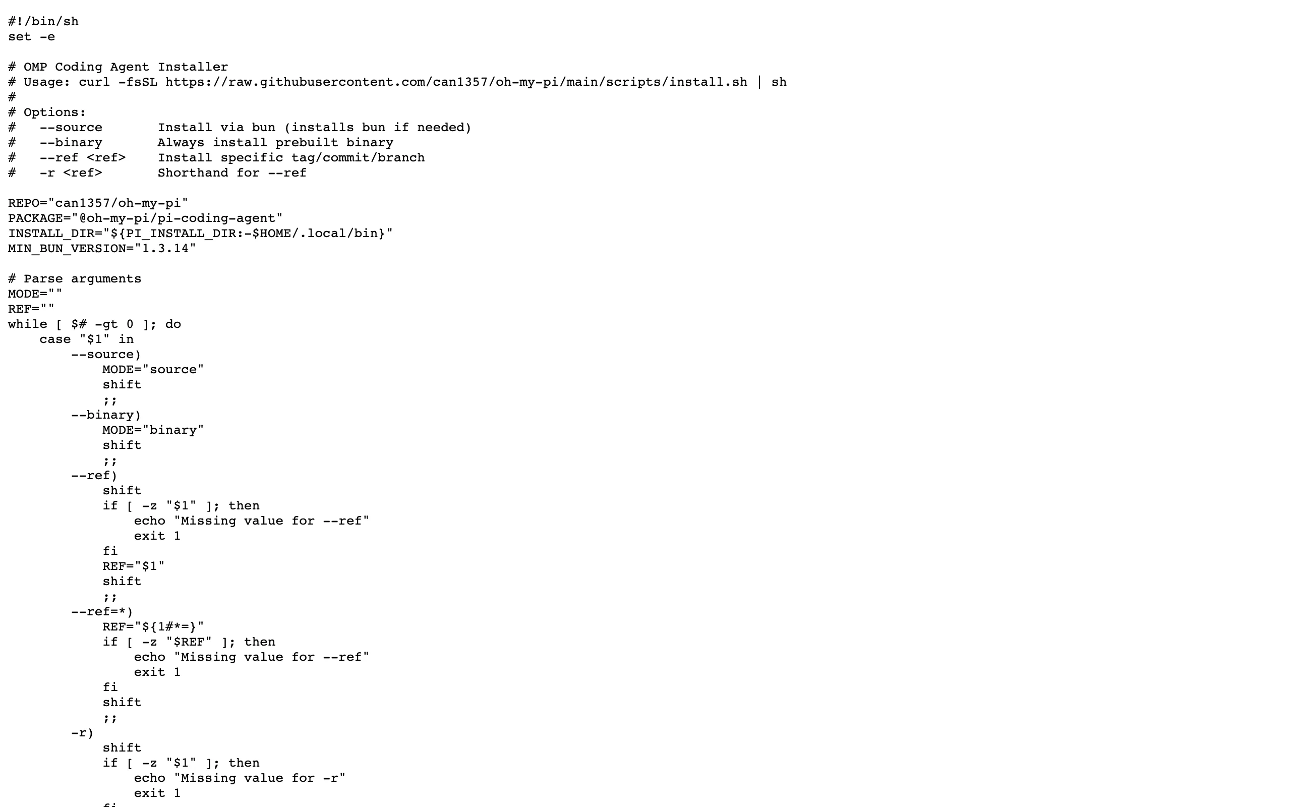 omp – Open-Source AI Terminal Coding Agent with Deep IDE Integration official screenshot