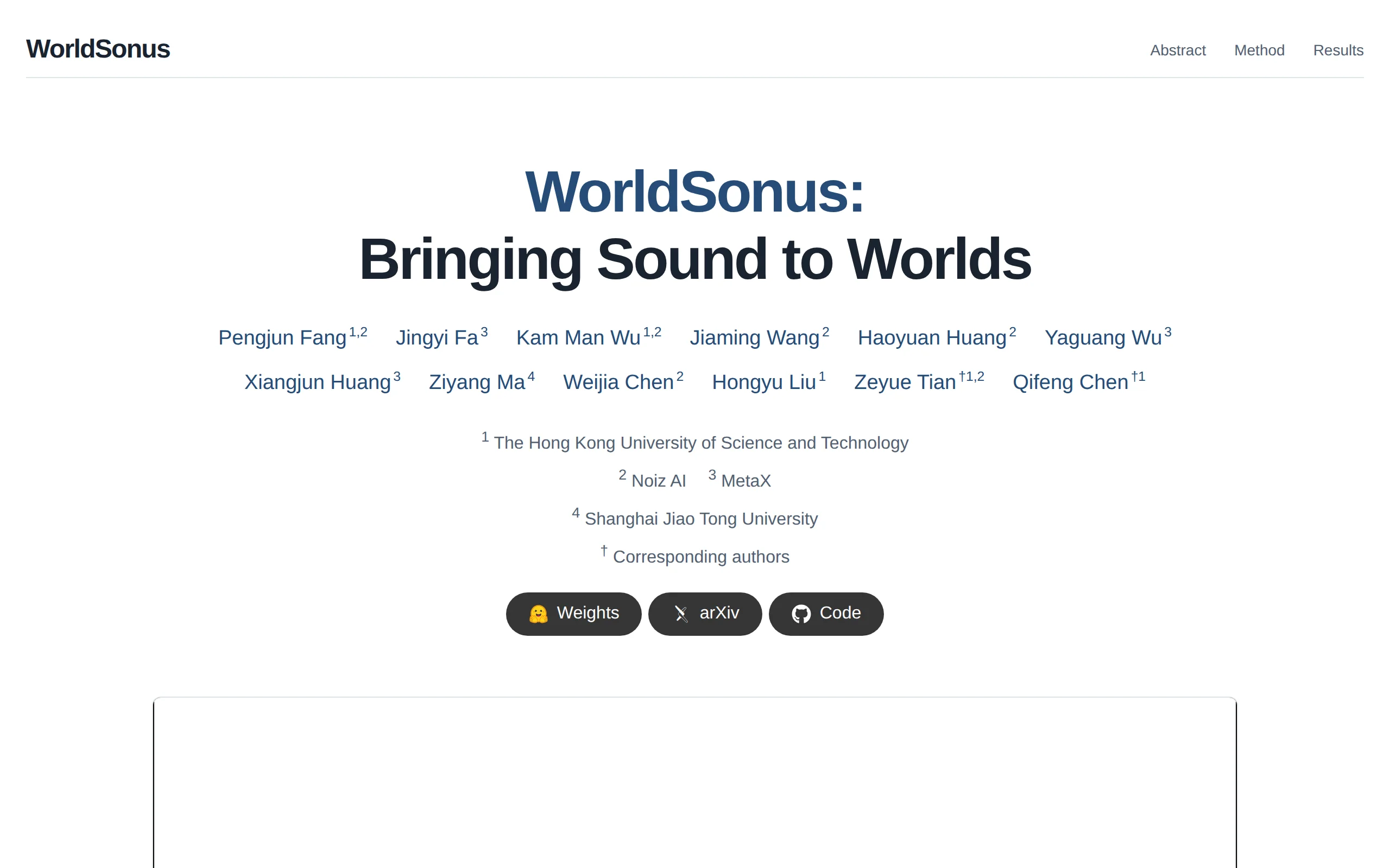 WorldSonus: In-Depth Review of the Real-Time Streaming Voiceover Framework Open-Sourced by HKUST and Shanghai Jiao Tong University official screenshot